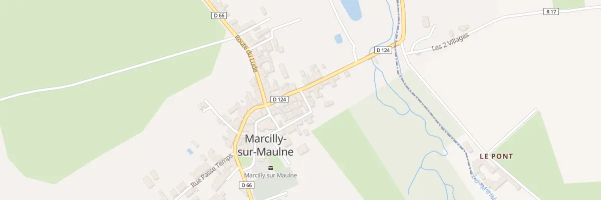 Plan du 7 Rue des Ponts à Marcilly-sur-Maulne