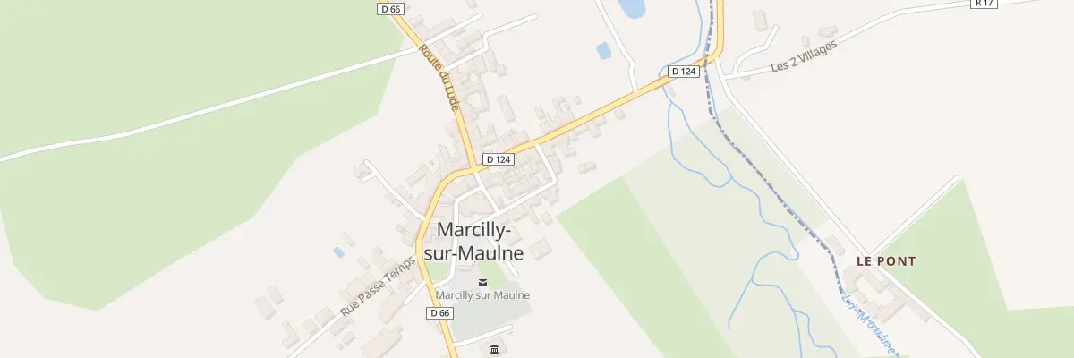 Plan du 8 Rue Saint-sébastien à Marcilly-sur-Maulne