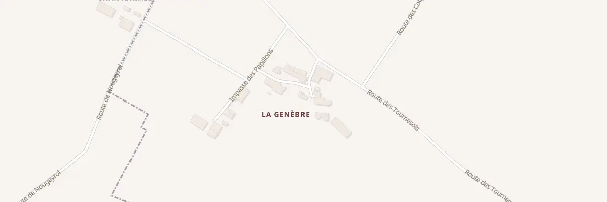 Plan du 55 La Genebre Nord à Chassaignes