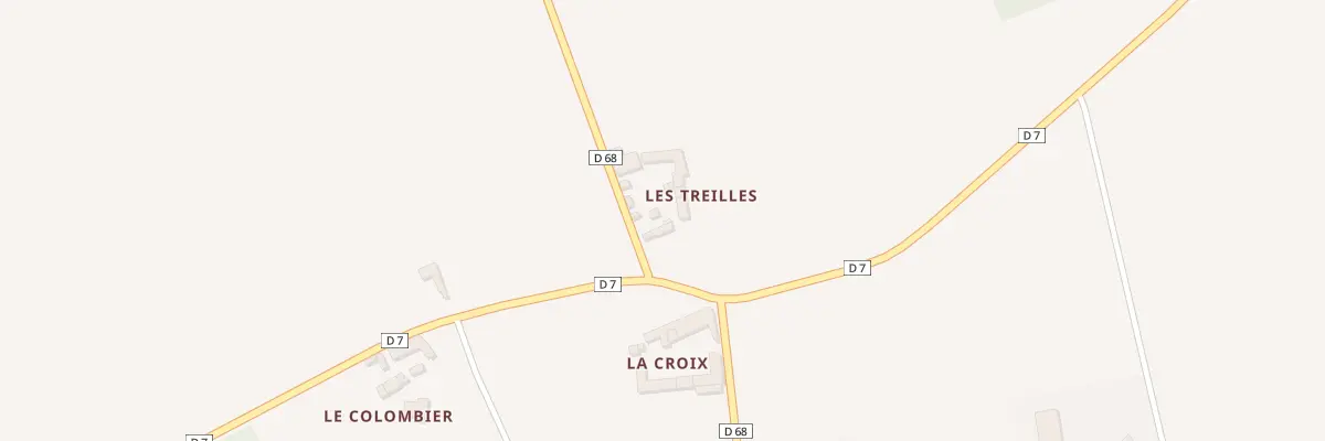 Plan du 1 Les Treilles à Saires