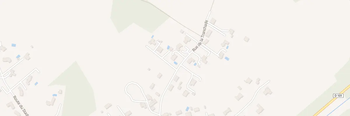 Plan du 209 Rue de la Tranchade à Dirac