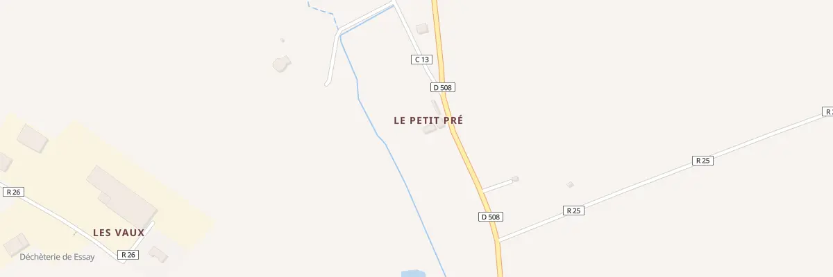 Plan du 35 Rue de la Bonnerie à Essay