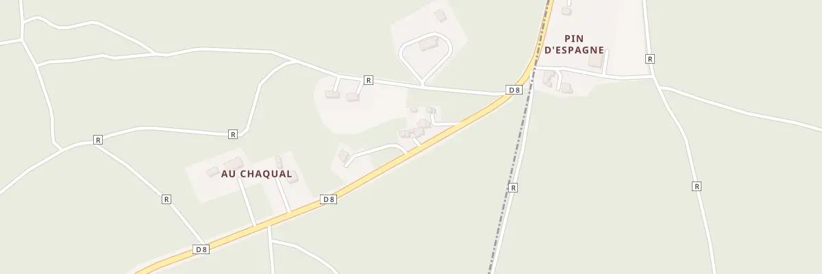 Plan du 5304 Au Chaqual à Caubeyres