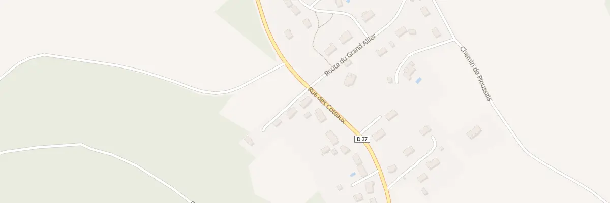 Plan du 1 Rue de la Fontaine au Grives à Voulon
