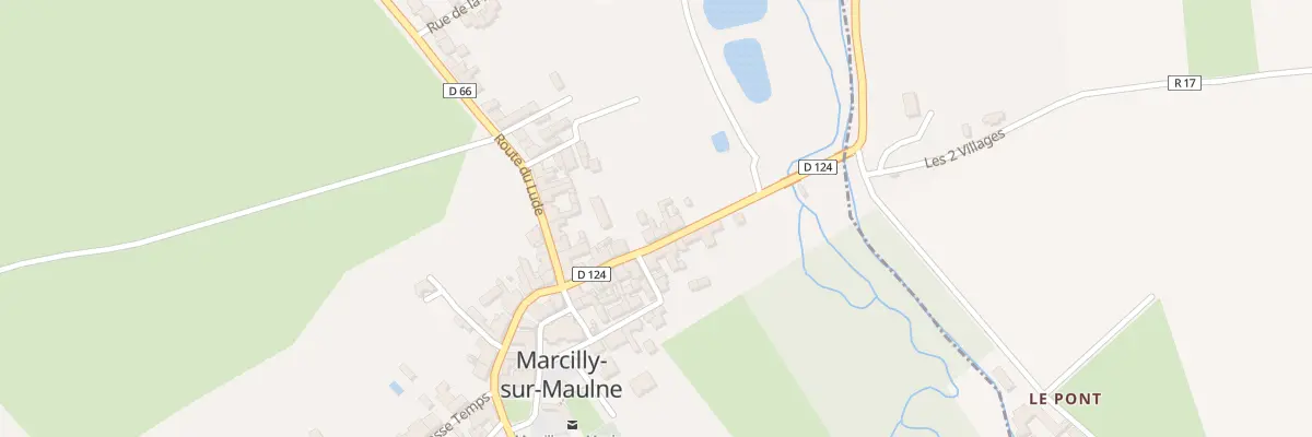 Plan du 6 Rue des Ponts à Marcilly-sur-Maulne