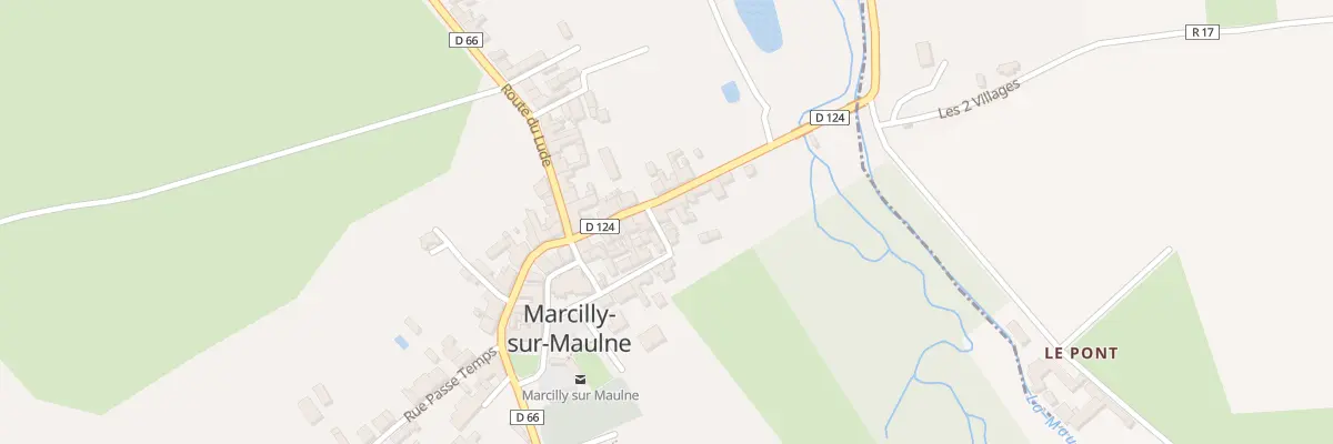 Plan du 11 Rue Saint-sébastien à Marcilly-sur-Maulne