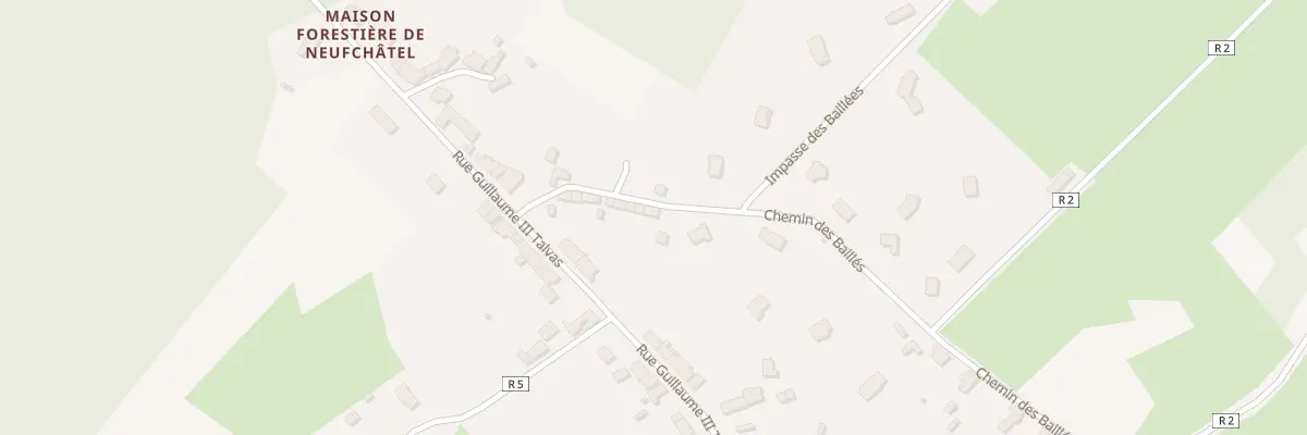 Plan du 8 Che des Baillées à Neufchâtel-en-Saosnois
