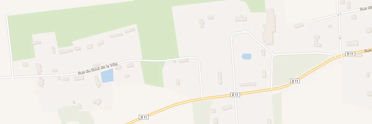 Plan du 1 Le Bout de la Ville à Bénouville