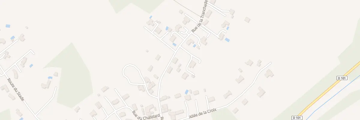 Plan du 168 Rue de la Tranchade à Dirac