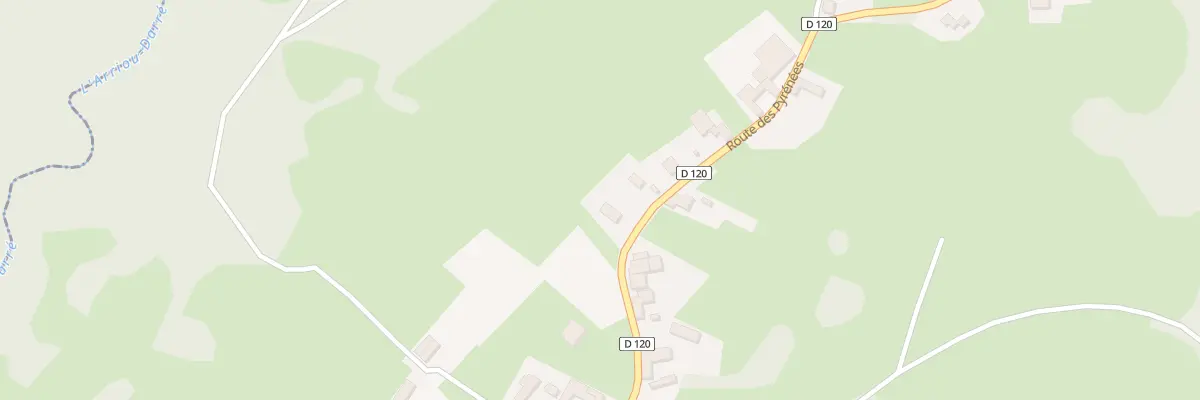 Plan du 37 Rte Pyrenees à Chelle-Spou