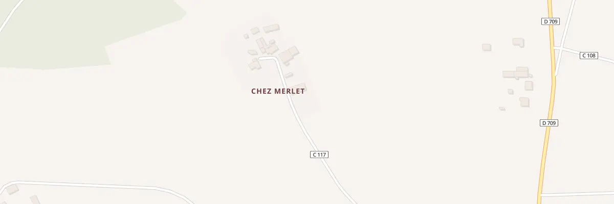 Plan du 1 Chez Merlet à Saint-Séverin