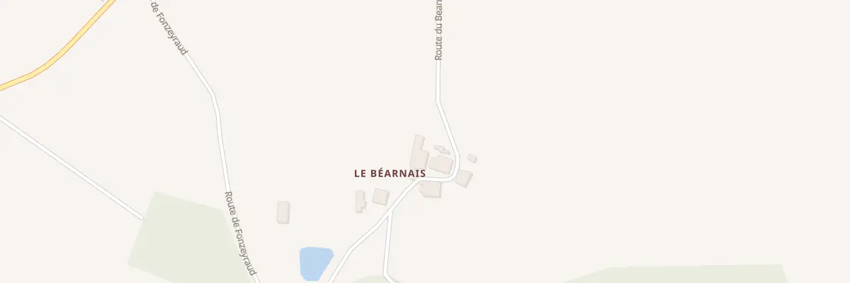Plan du 268 Rte du Bearnais à Saint Privat en Périgord
