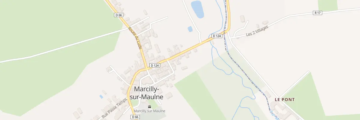 Plan du 11 Rue des Ponts à Marcilly-sur-Maulne