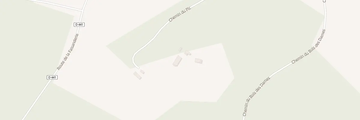 Plan du 1 Che du Pic à Ronsenac