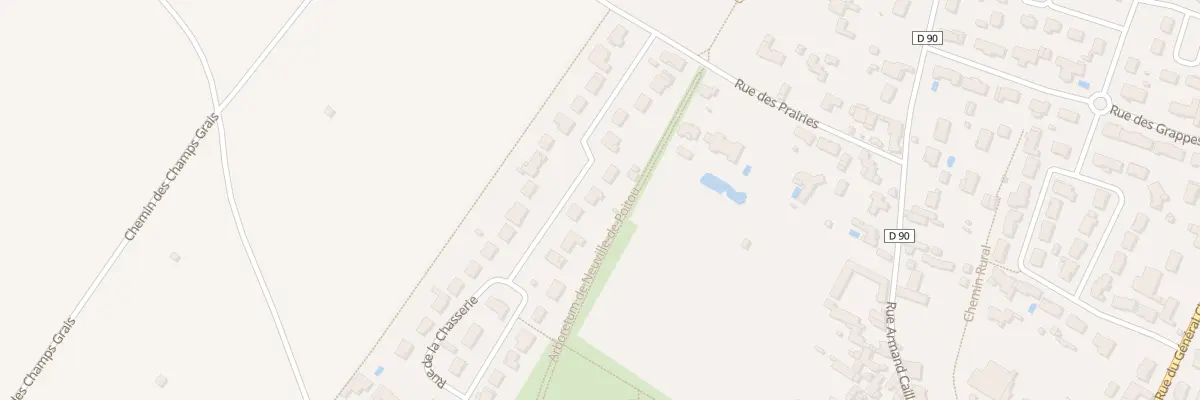 Plan du 33 Rue de la Chasserie à Neuville-de-Poitou