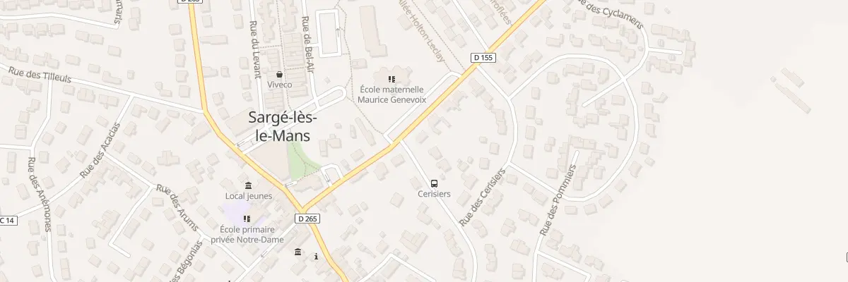 Plan du 1 Rue du Bignon à Sargé-lès-le-Mans