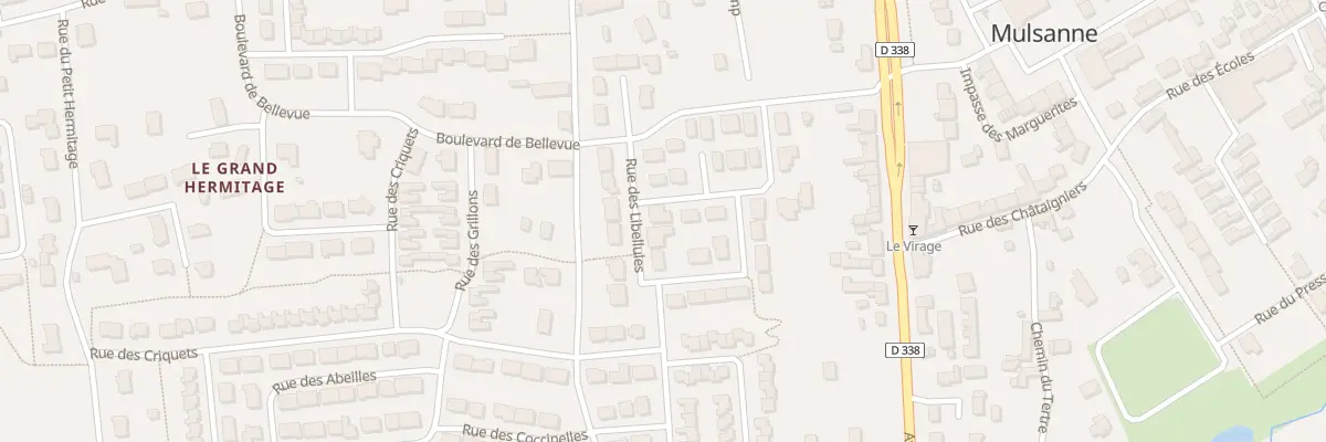 Plan du 24 Rue des Libellules à Mulsanne
