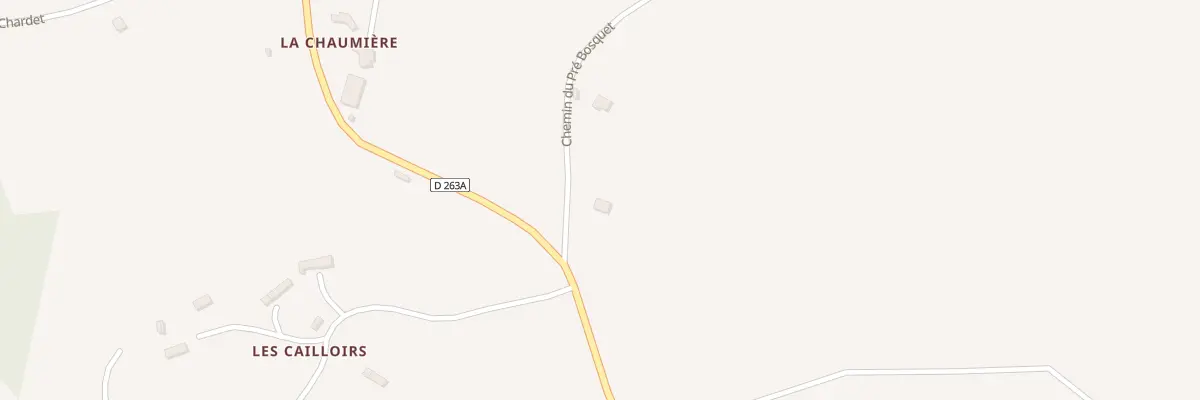 Plan du 6 Chem du Pré Bosquet à Norolles