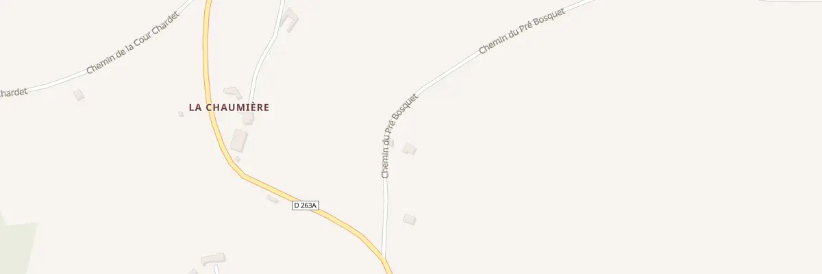 Plan du 98 Chem du Pré Bosquet à Norolles