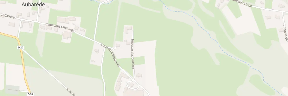 Plan du 4 Imp des Cerisiers à Aubarède