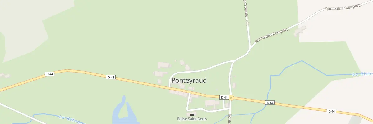 Plan du 7 Le Bourg de Ponteyraud à La Jemaye-Ponteyraud