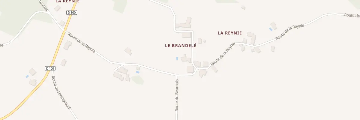 Plan du 446 Rte Henri IV à Saint Privat en Périgord