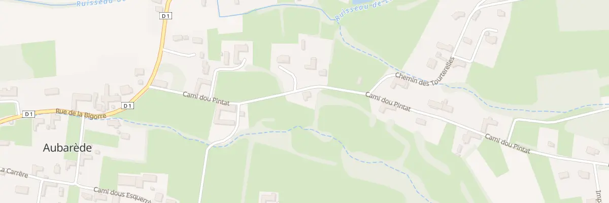 Plan du 10 Cami Dou Pintat à Aubarède