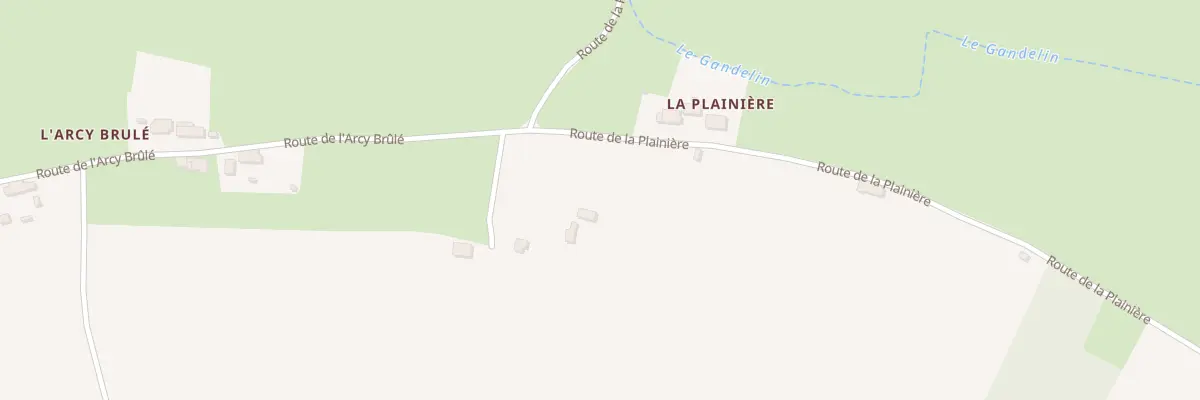 Plan du 8 Rte de la Plainière à Mayet