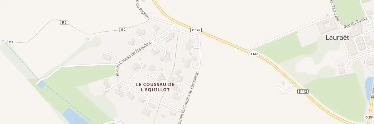 Plan du 96 Chem du Cousso de l’Esquillot à Lauraët
