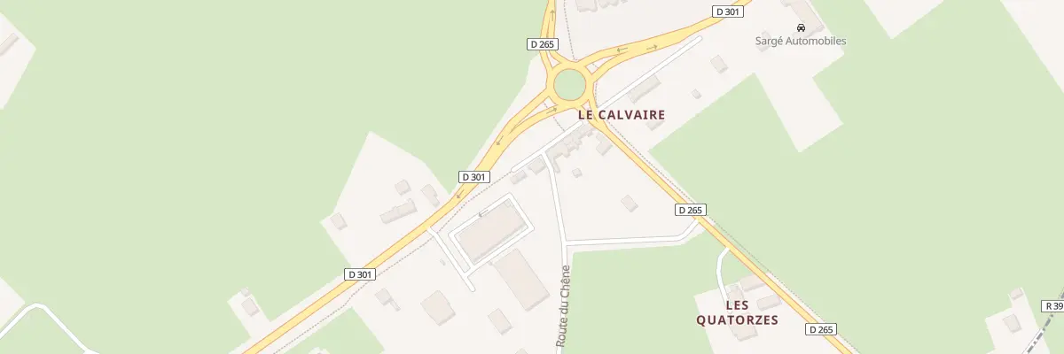 Plan du 4 Hameau du calvaire à Sargé-lès-le-Mans