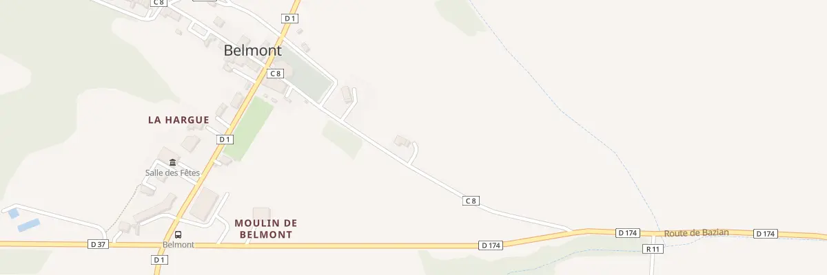 Plan du 5357 Paguerre à Belmont