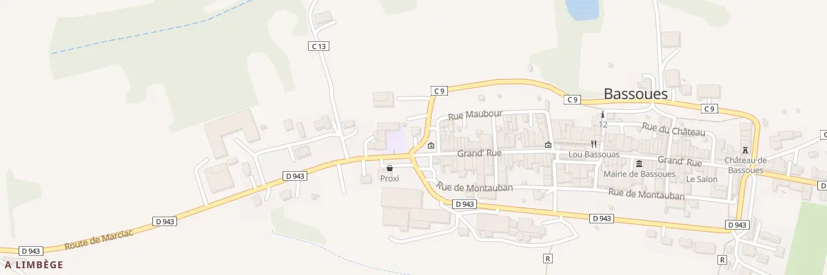 Plan du 535 Che de Ronde à Bassoues