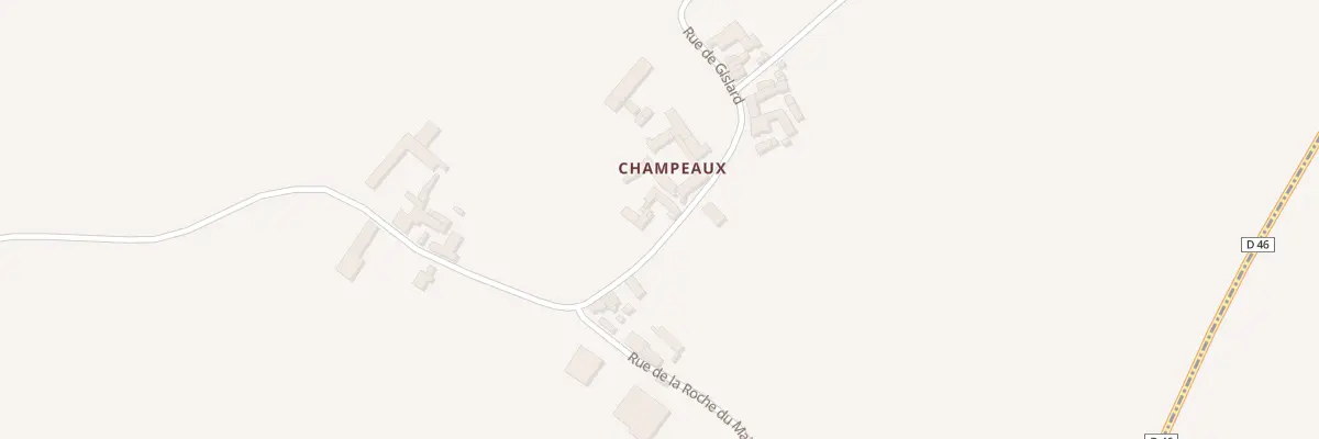 Plan du 15 Rue de la Girardière à Dercé
