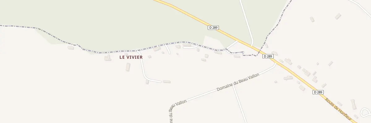 Plan du 111 Che de la Forêt à Vieux-Bourg