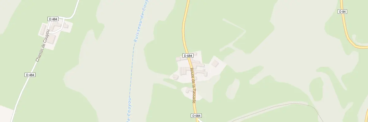 Plan du 2 Rte de la Passade à Espieilh