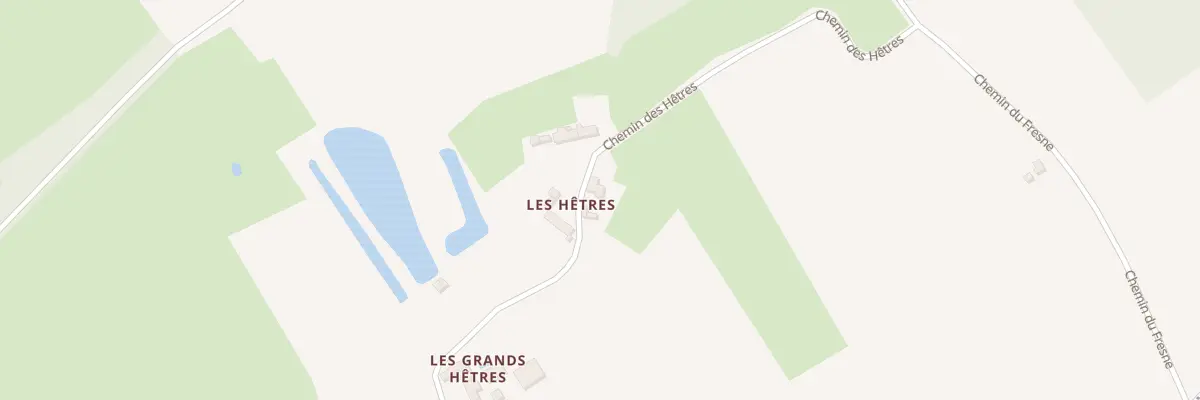 Plan du 1 Les Hetres à La Chapelle-aux-Choux