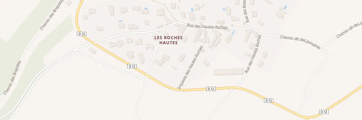 Plan du 18 Les Hautes Roches à Quinçay
