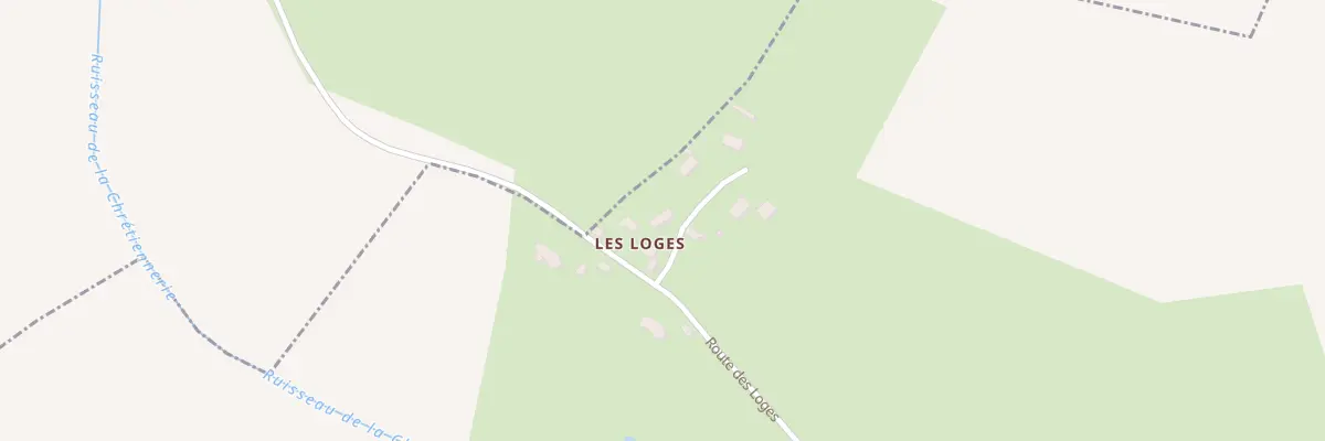 Plan du 74 Les Loges à Boitron