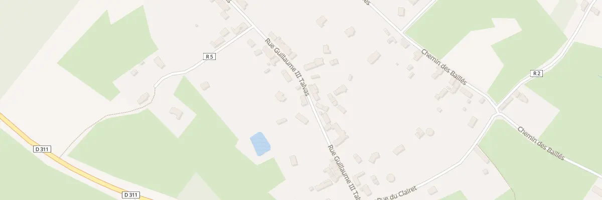 Plan du 57 Rue Guillaume III Talvas à Neufchâtel-en-Saosnois