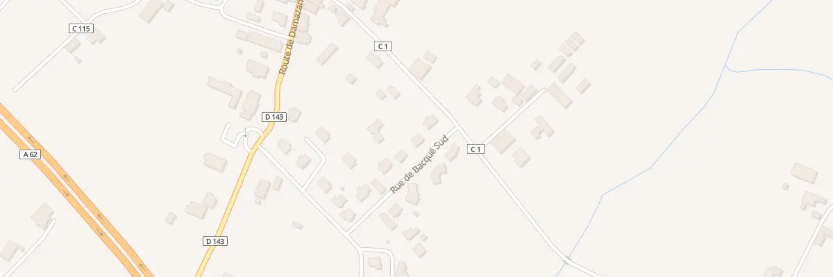Plan du 9003 Baque Sud à Calonges