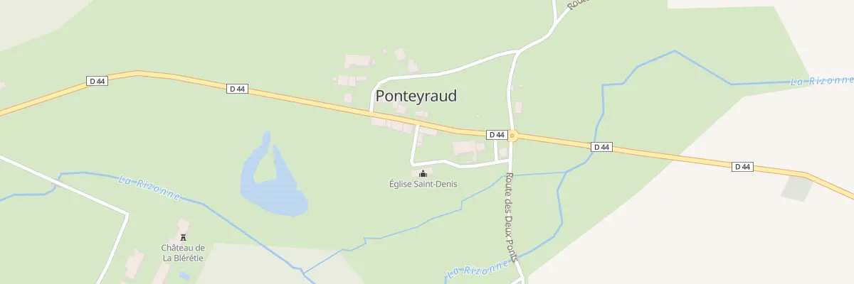 Plan du 10 Le Bourg Sud à La Jemaye-Ponteyraud