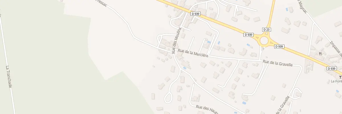 Plan du 140 Rue des Moulins à Garat
