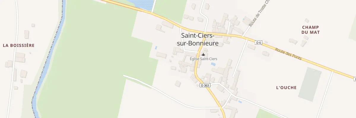 Plan du 8 Rue de la Tour à Saint-Ciers-sur-Bonnieure