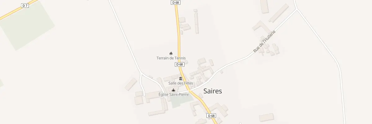 Plan du 6 Rue René Monory à Saires