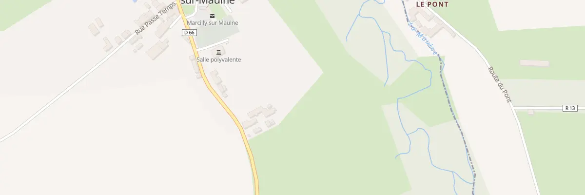 Plan du 167 La Croix Blanche à Marcilly-sur-Maulne