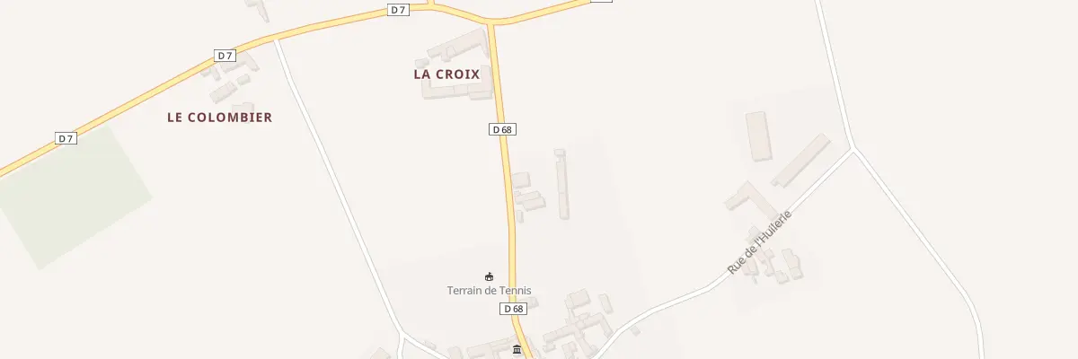 Plan du 2 Rue René Monory à Saires