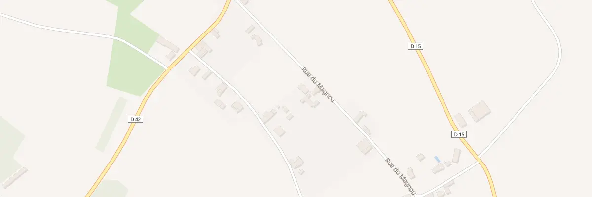 Plan du 4 Rue du Magnou à Thurageau