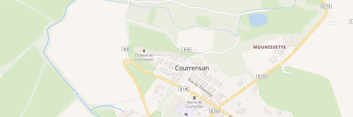Plan du 10 Rue du Château à Courrensan