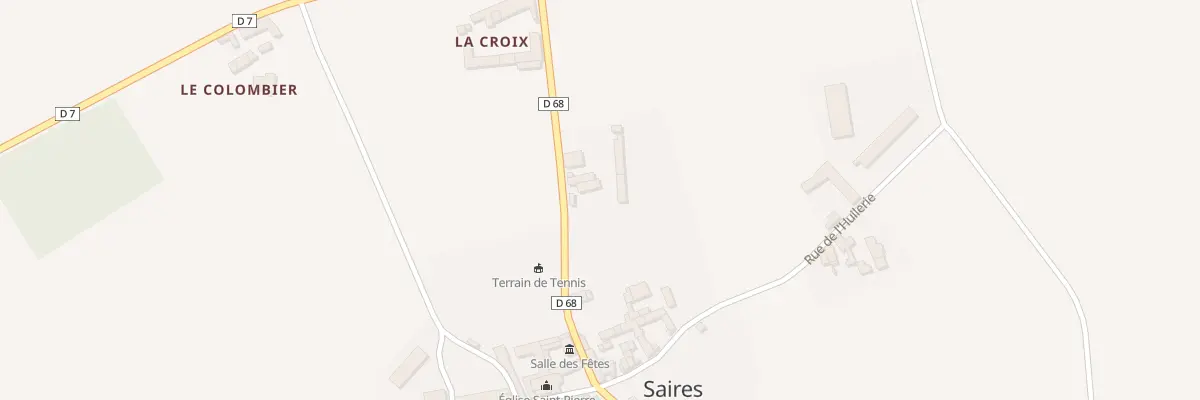 Plan du 4 Rue René Monory à Saires