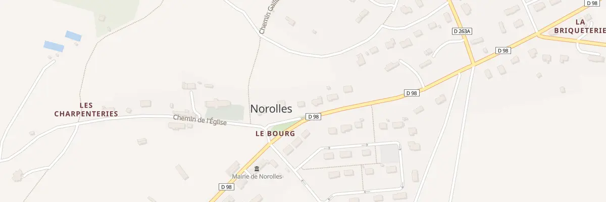 Plan du 309 Le Bourg à Norolles